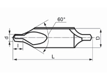 HSS CENTER DRILL-DIN333